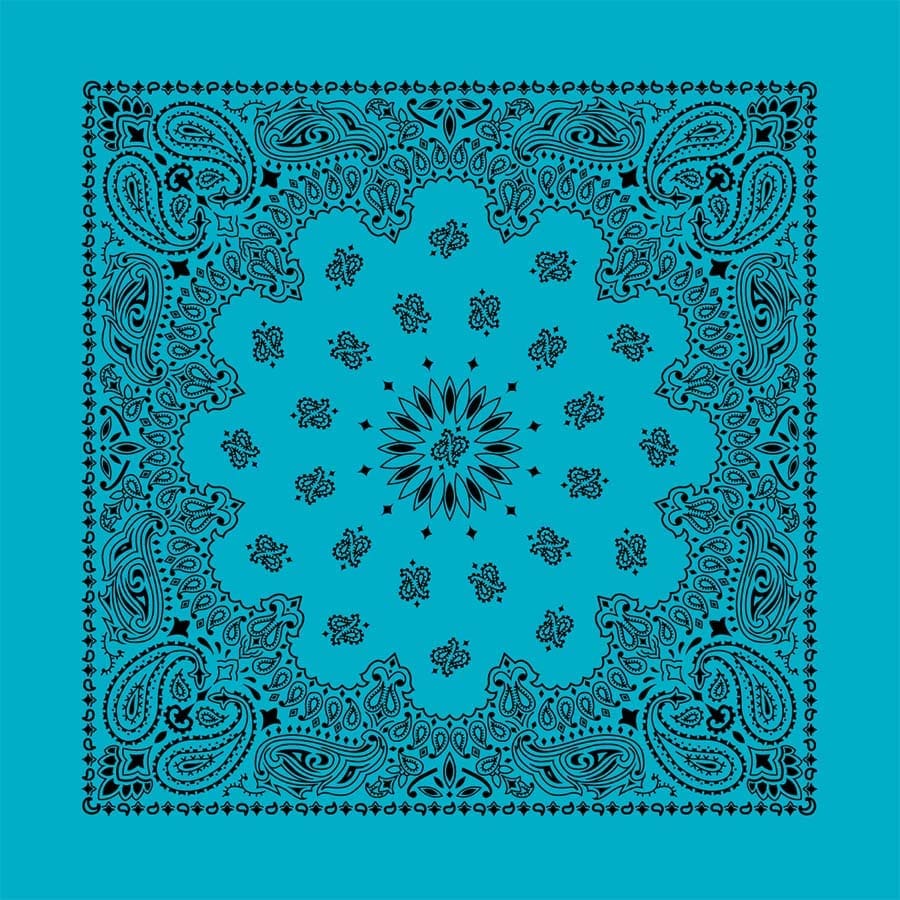 Paisley 22" Bandanna, Made in USA