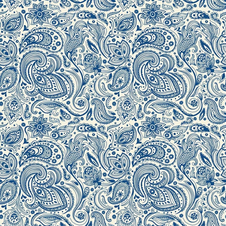 English Indigo Single Side Print
