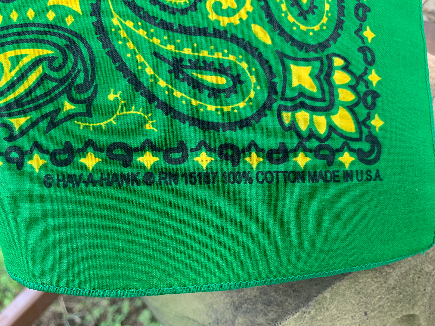 Kelly Yellow Paisley