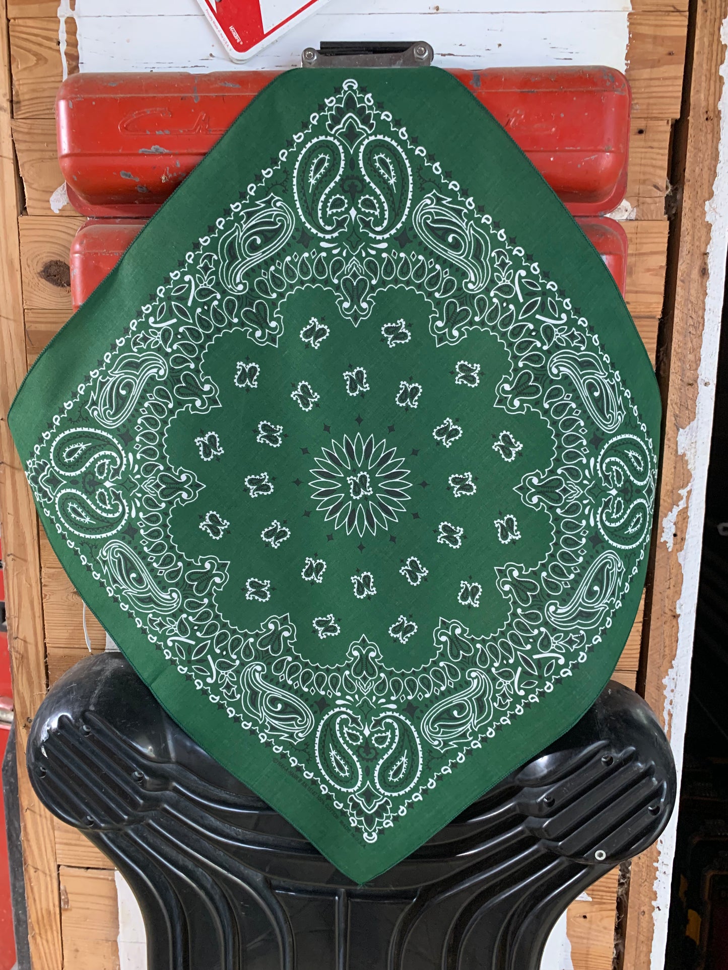 Hunter Green Paisley