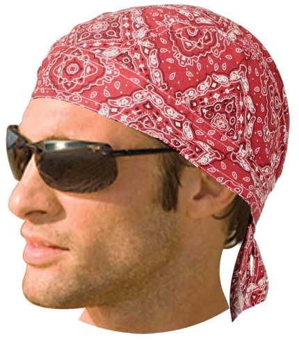 Red Paisley Premium Lined Danna