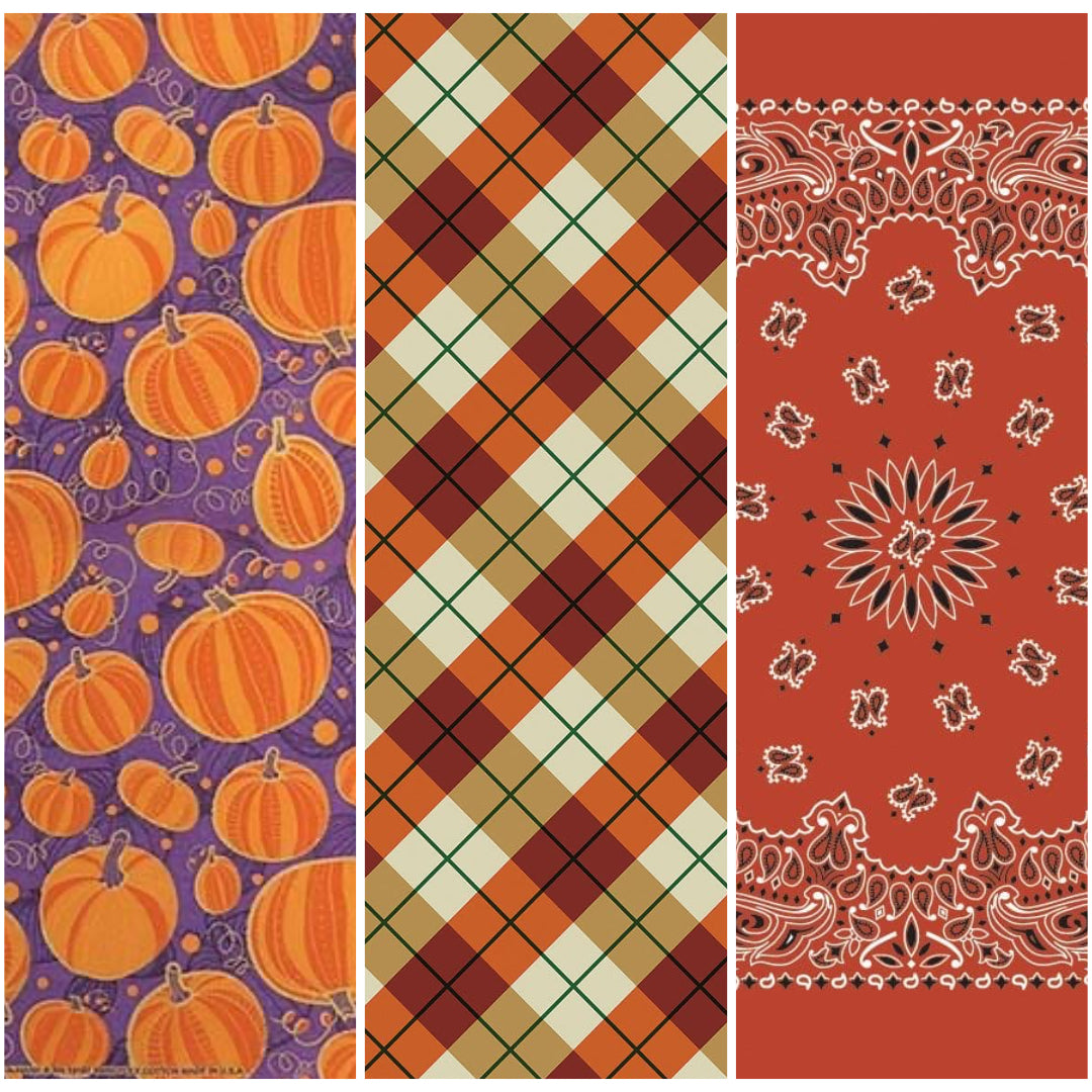 Fall 3 Pack Bundle of Bandannas