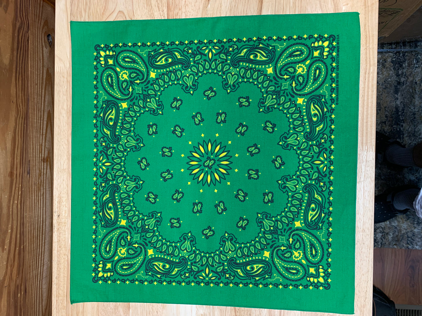 Kelly Yellow Paisley