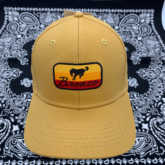 Ford Bronco Sunset Woven Patch - Wheat