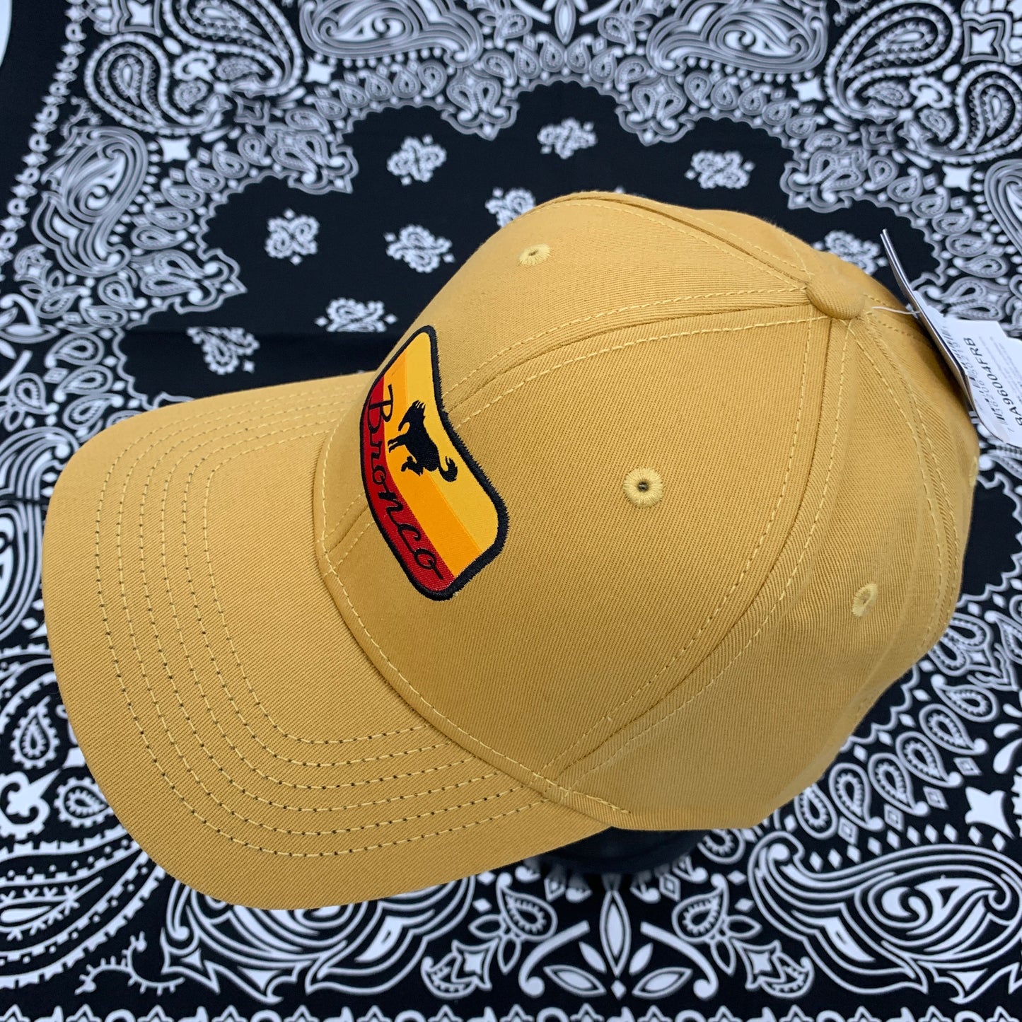 Ford Bronco Sunset Woven Patch - Wheat